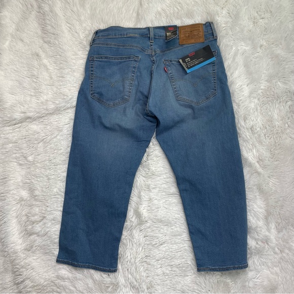 New Levi's Premium 505 Cool Cropped Stretch Denim Jeans - Picture 9 of 10